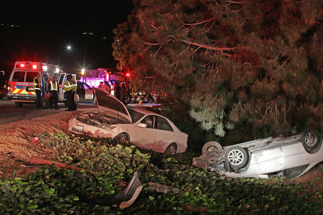 No Injuries in 5-Vehicle Crash on Highway 101 in Santa Barbara | Local ...