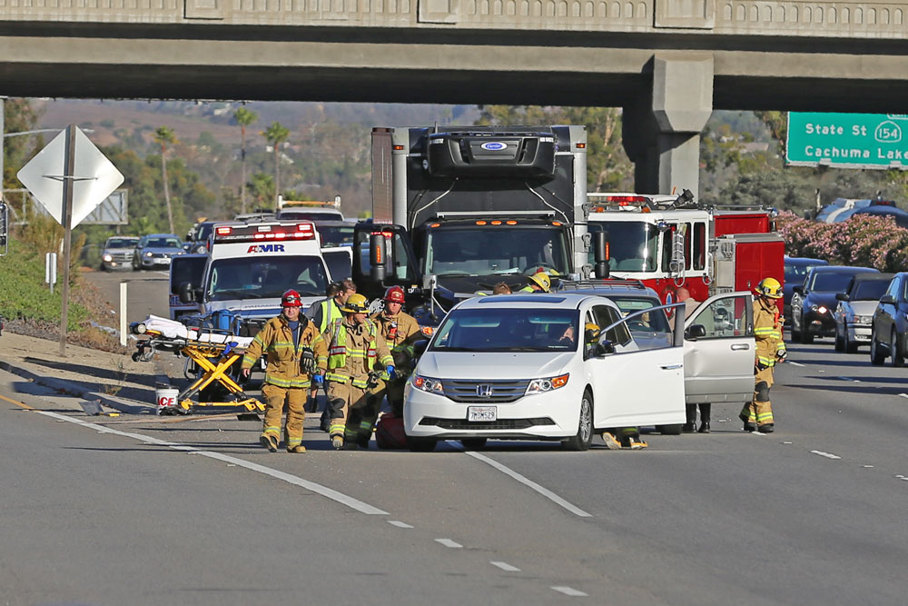 5 Injured in Highway 101 Collision in Santa Barbara | Local News | Noozhawk