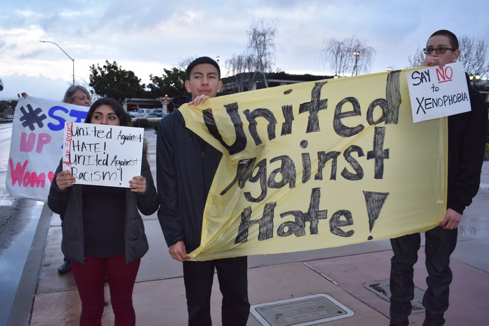 Anti-Trump Groups Stage ‘United Against Hate’ Rallies in Santa Maria ...