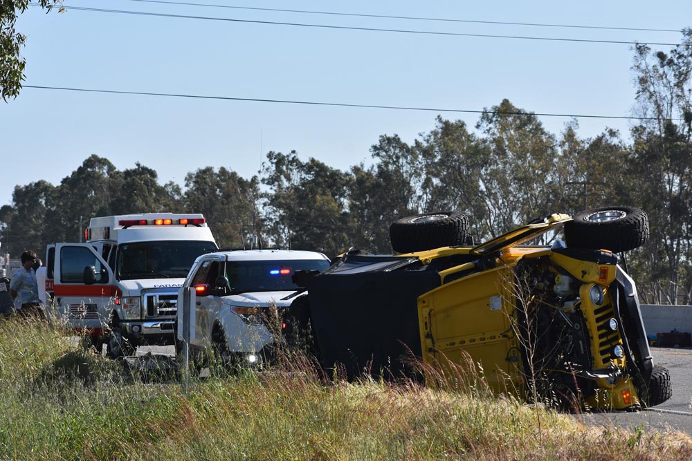 2 Vehicles Overturn in Crash on Highway 101 Near Santa Maria | Local ...