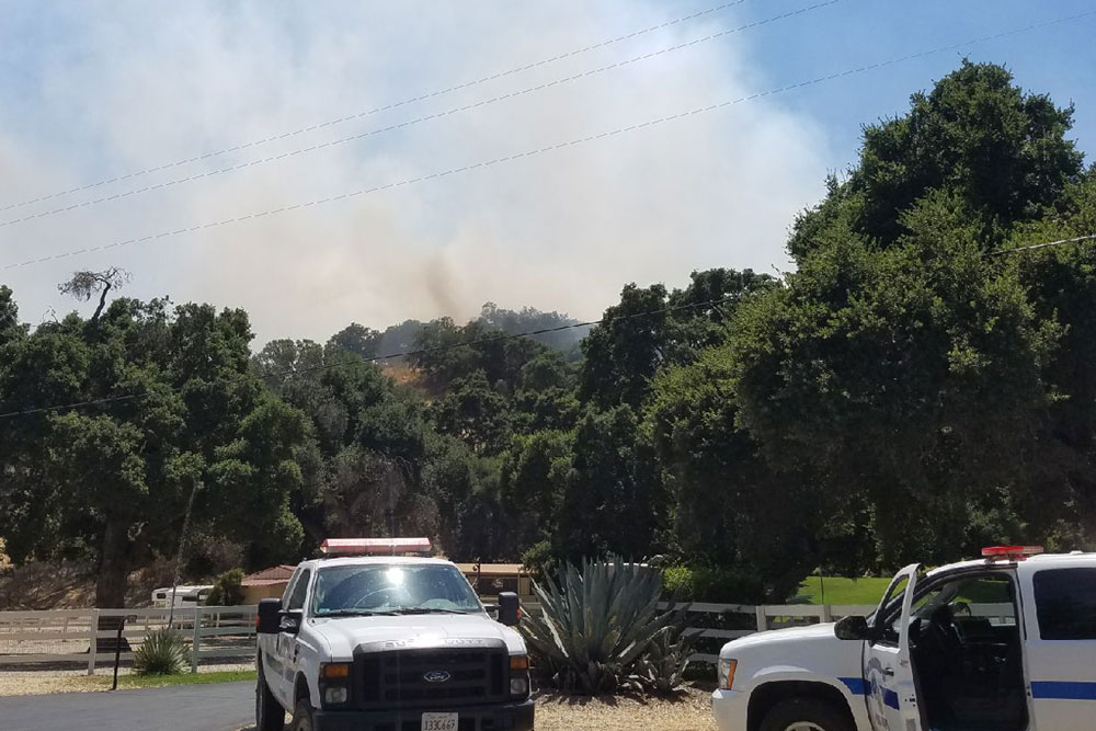 Vegetation Fire Blackens 10 Acres in Woodstock Ranch Area Northeast of ...