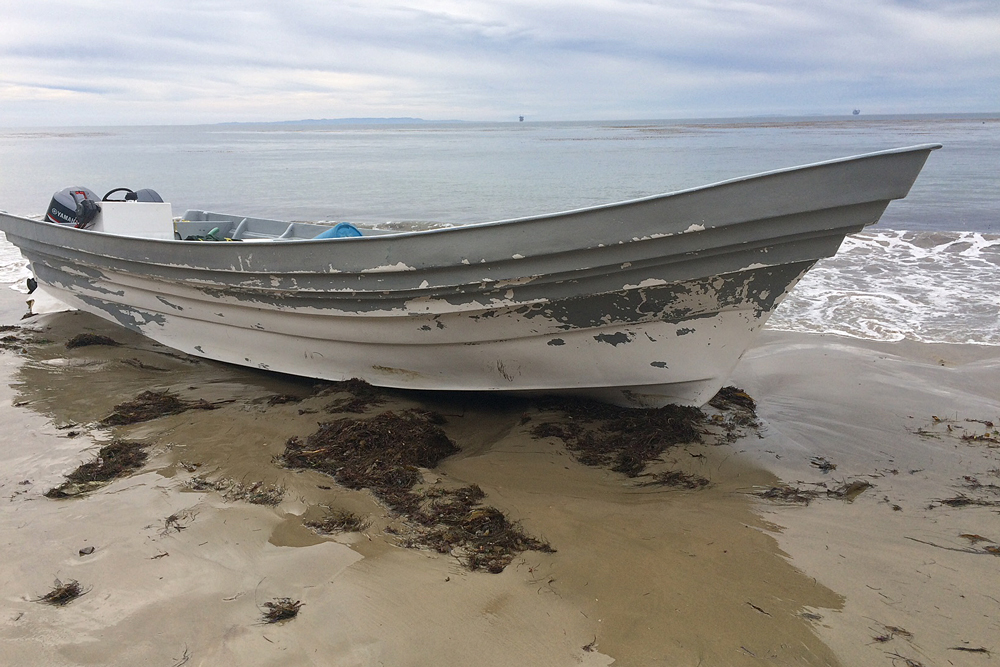 State Parks Staff Find Abandoned Panga Boat on Gaviota Coast | Local ...