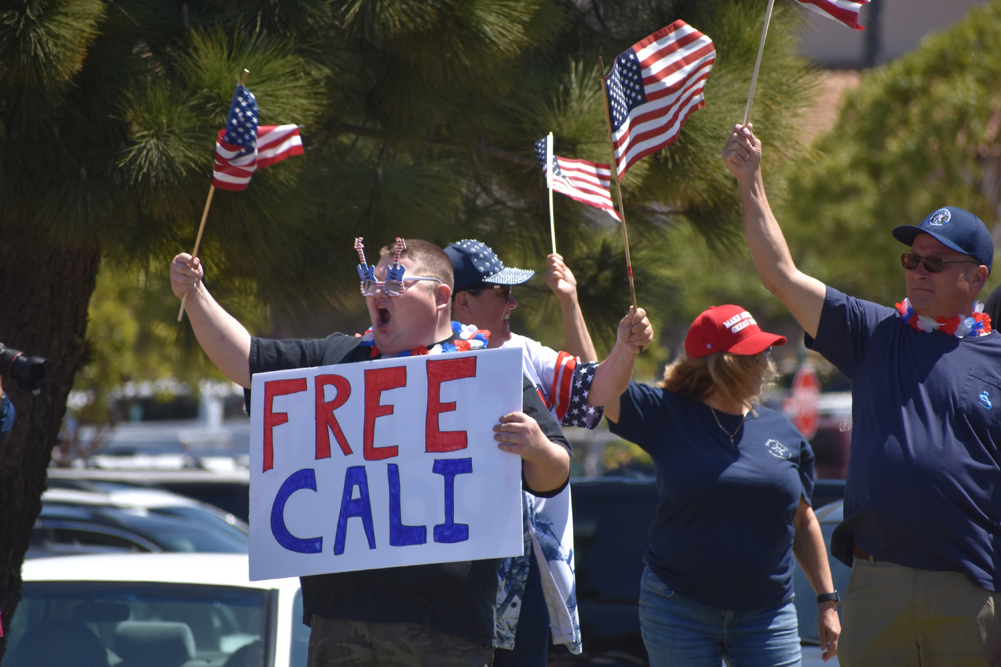 Santa Maria Rally Participants Call on Governor to End COVID-19 ...
