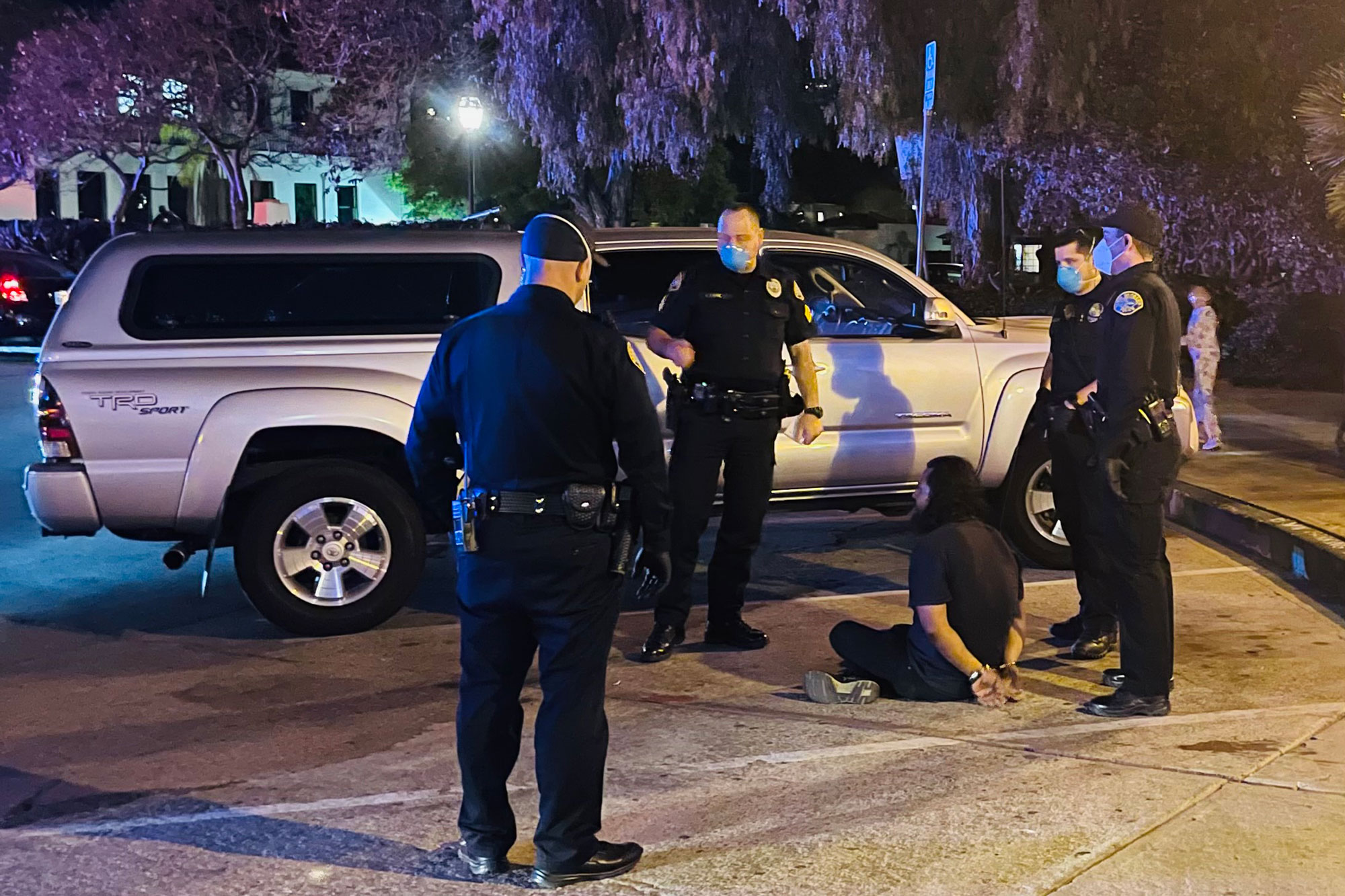 Suspect Arrested After Smashing Vehicle Windows in Downtown Santa ...
