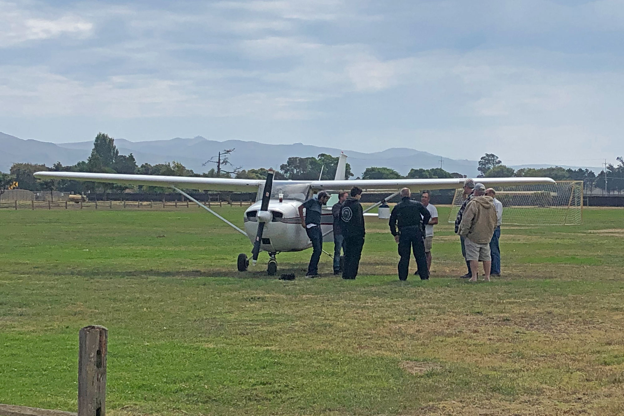 Small Plane Makes Emergency Landing at Lompoc Park Local News Noozhawk
