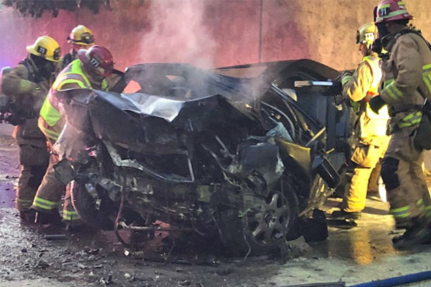 Bill Macfadyen: Few Clues Yet in Fiery Crash That Killed 2 Santa ...