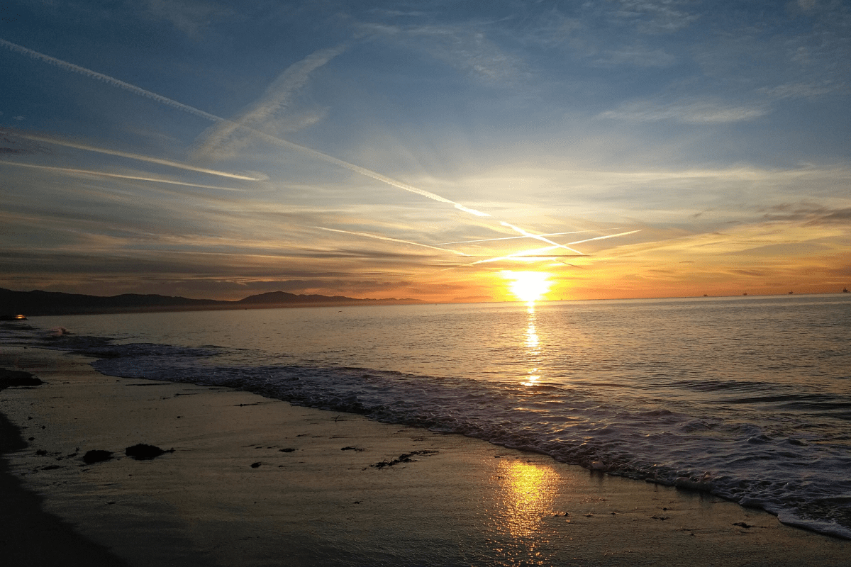 Sunrise from Leadbetter Beach Photo of the Day Noozhawk