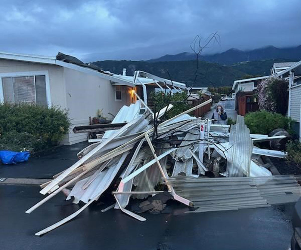 Winds Slash Through Carpinteria Mobile Home Park, Damaging 26