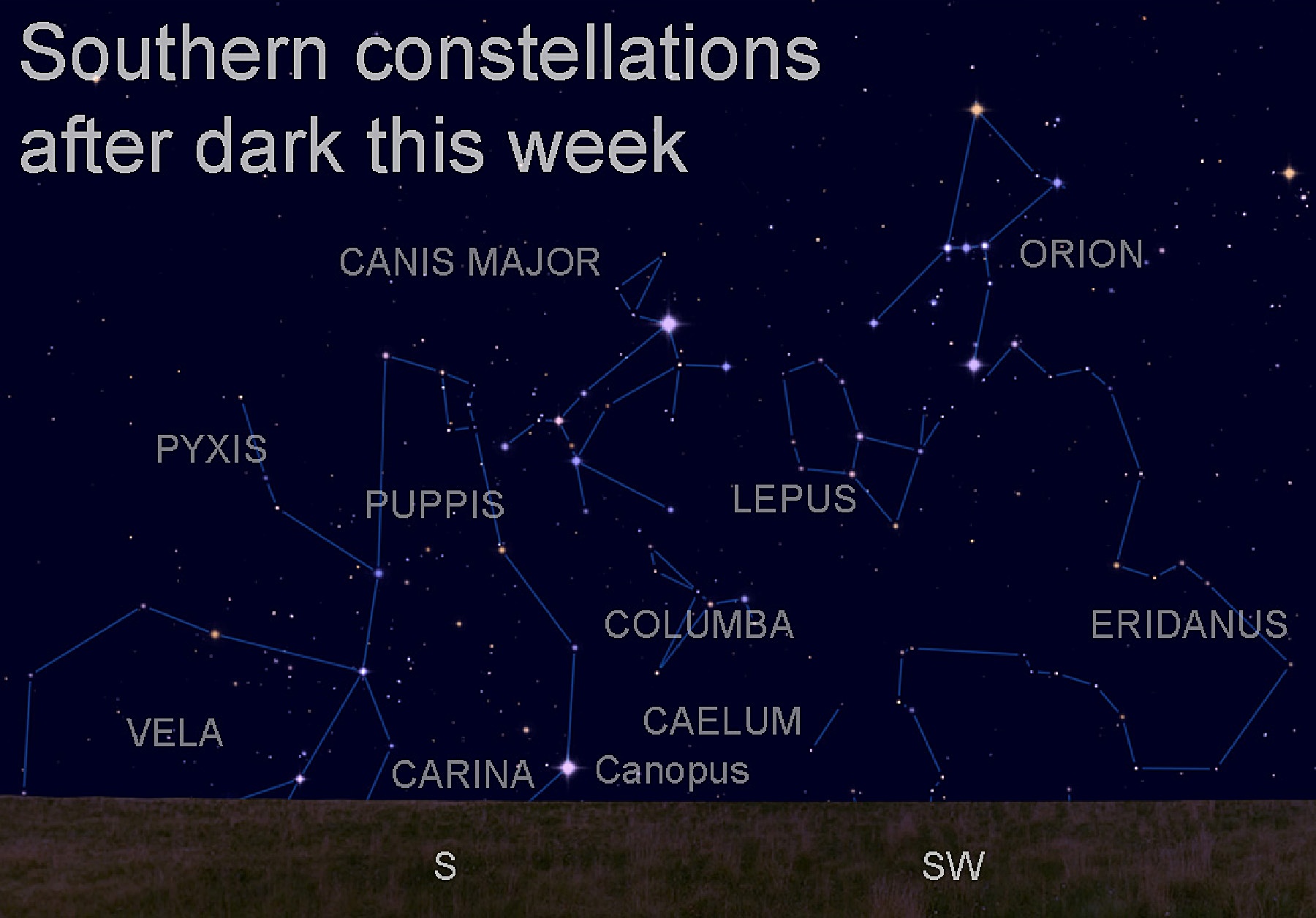 Dennis Mammana Here’s How to View Southern Constellations Outdoors