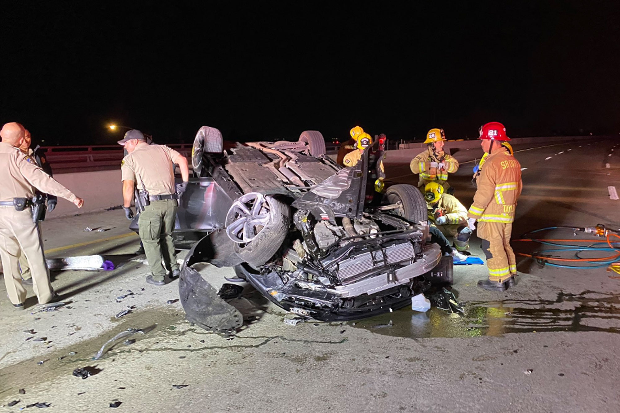 Rollover Crash on Highway 101 in Santa Maria Sends 2 to Hospital ...