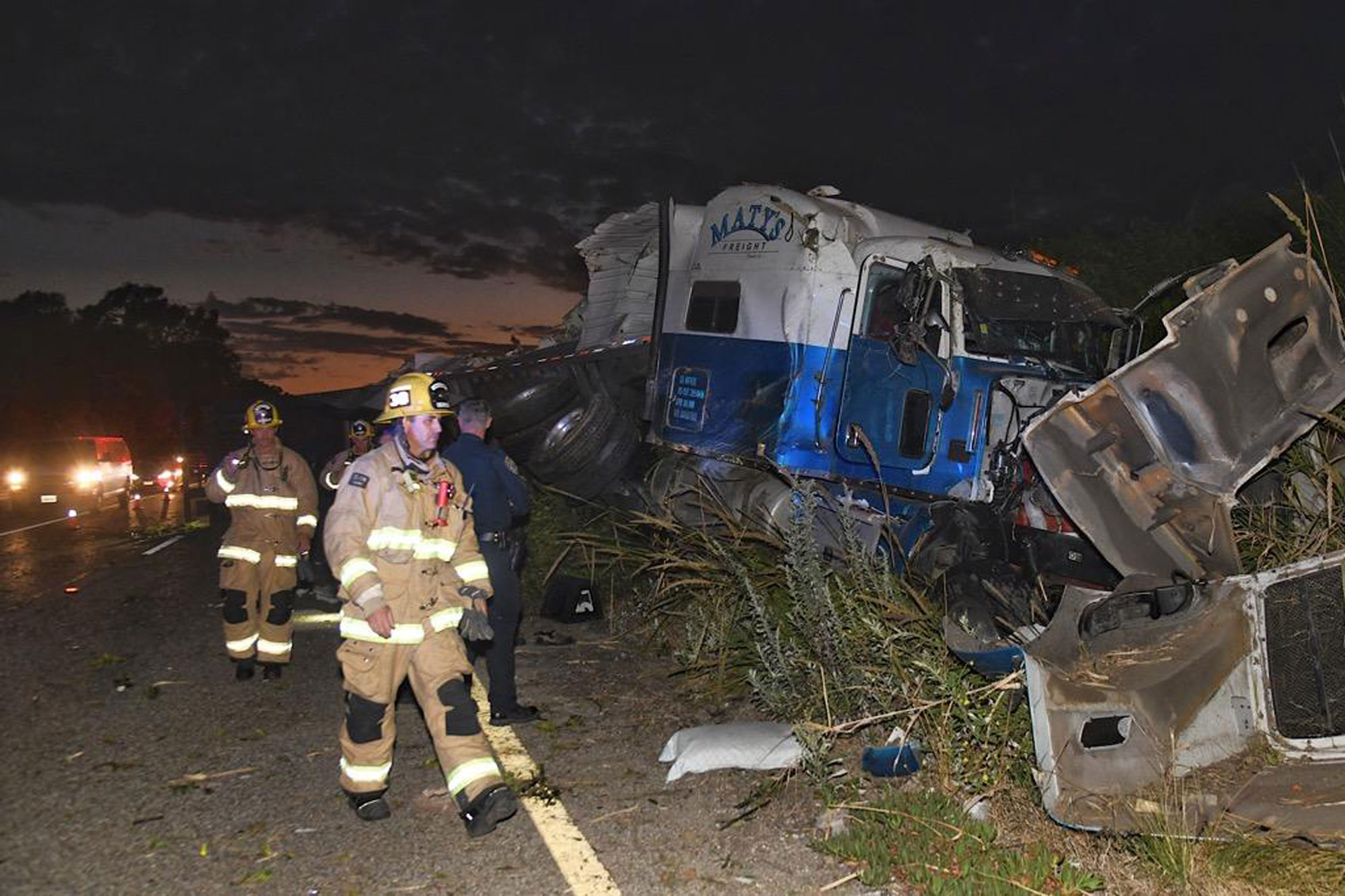 Big-Rig Driver Critically Injured in Crash on Highway 101 on Gaviota ...