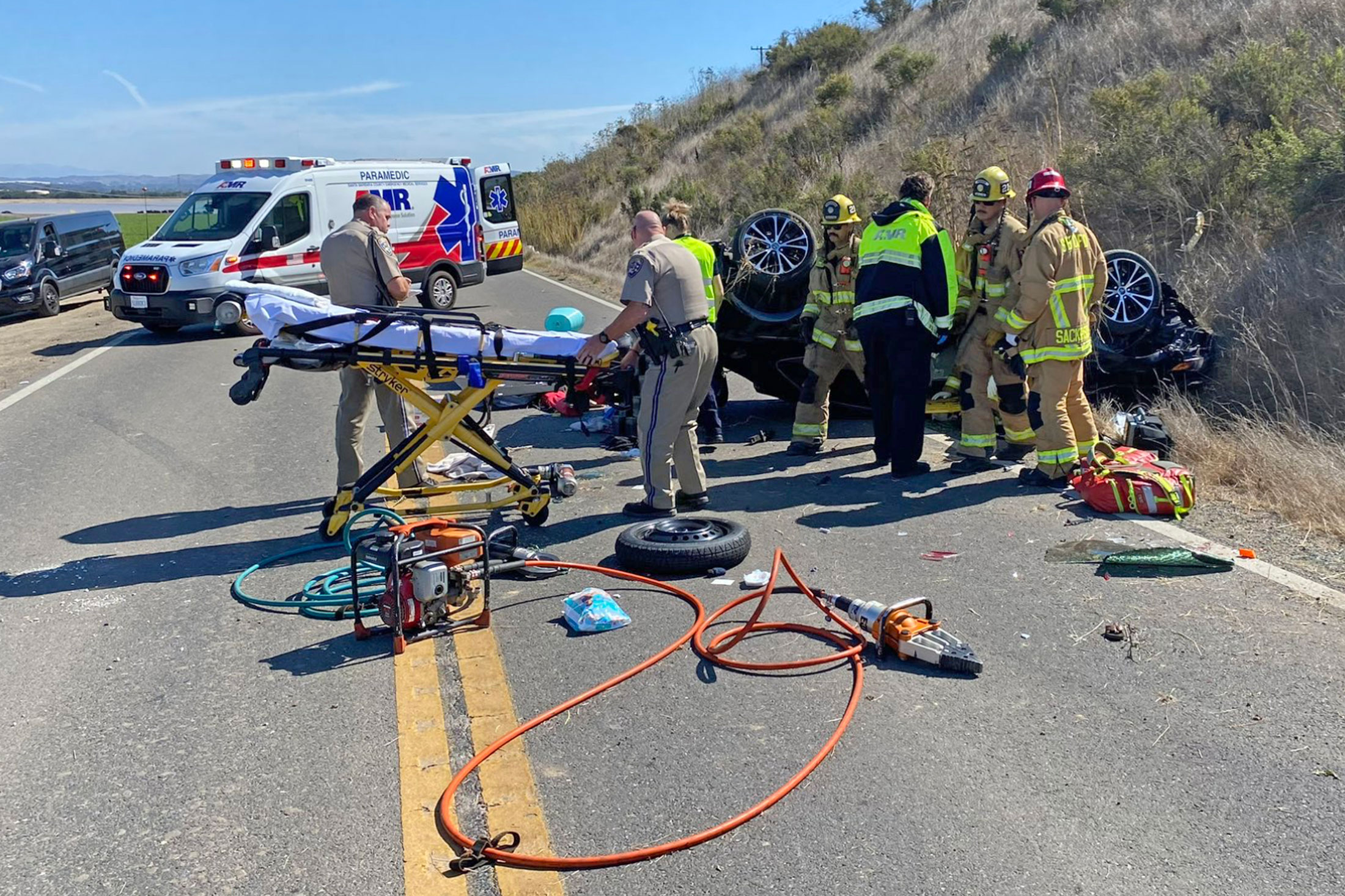 Rollover Crash West of Santa Maria Sends Woman to Hospital | Local News ...