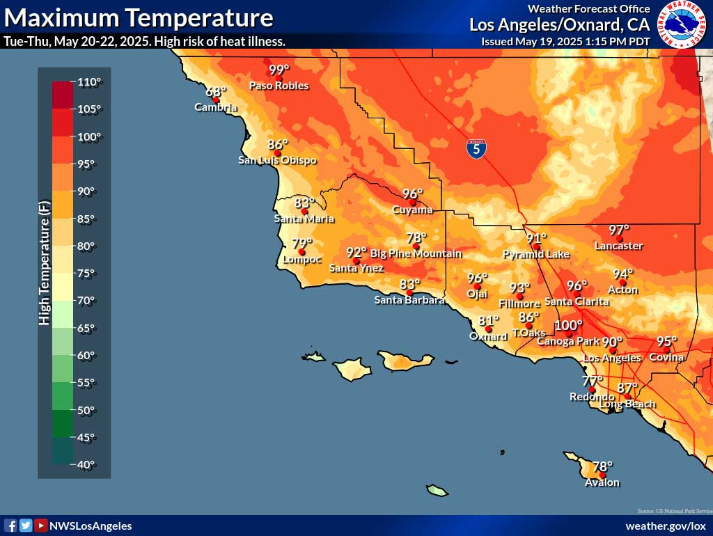 Temperatures in the 80s, 90s Expected This Week | Local News | Noozhawk