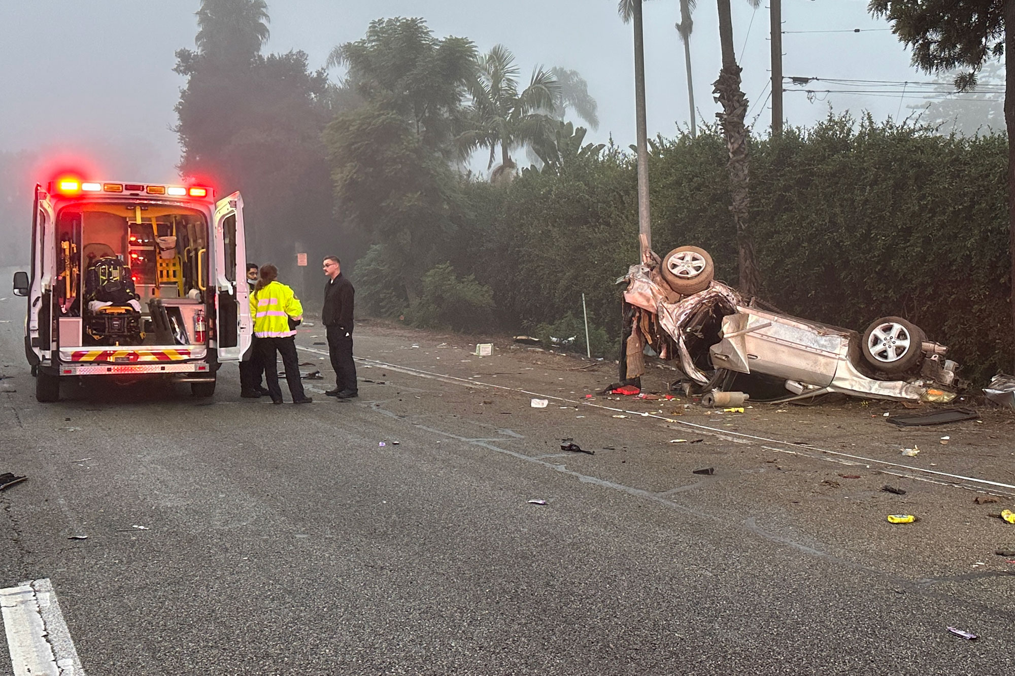 Motorist Killed in Foggy Morning Crash on Highway 101 in Santa
