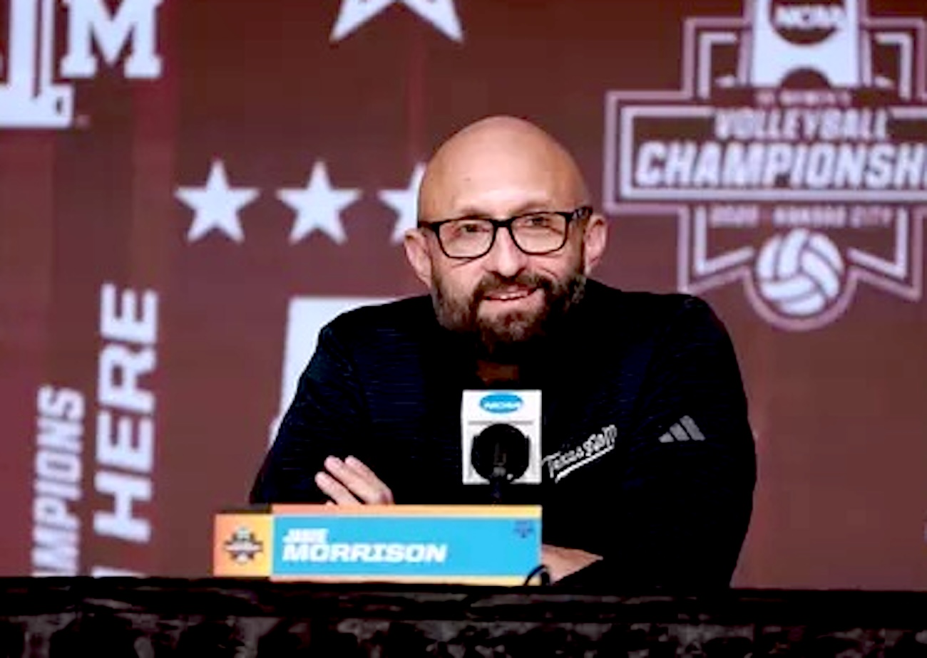 NCAA Women’s Volleyball Finalist Texas A&M Is Coached by UCSB Alum Jamie Morrison