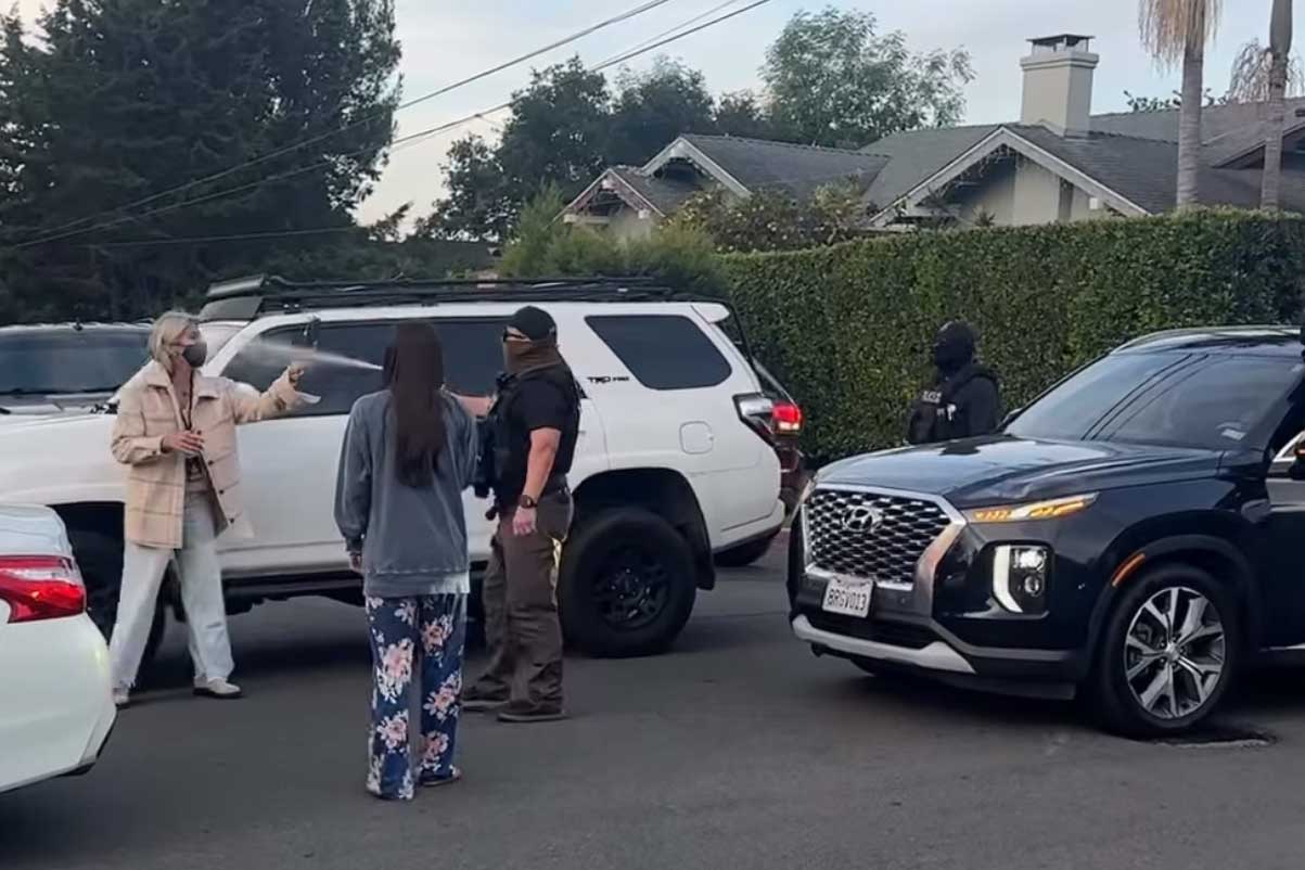 Federal ICE Agent Pepper Sprays Person in Face in Santa Barbara Eastside Incident | Local News