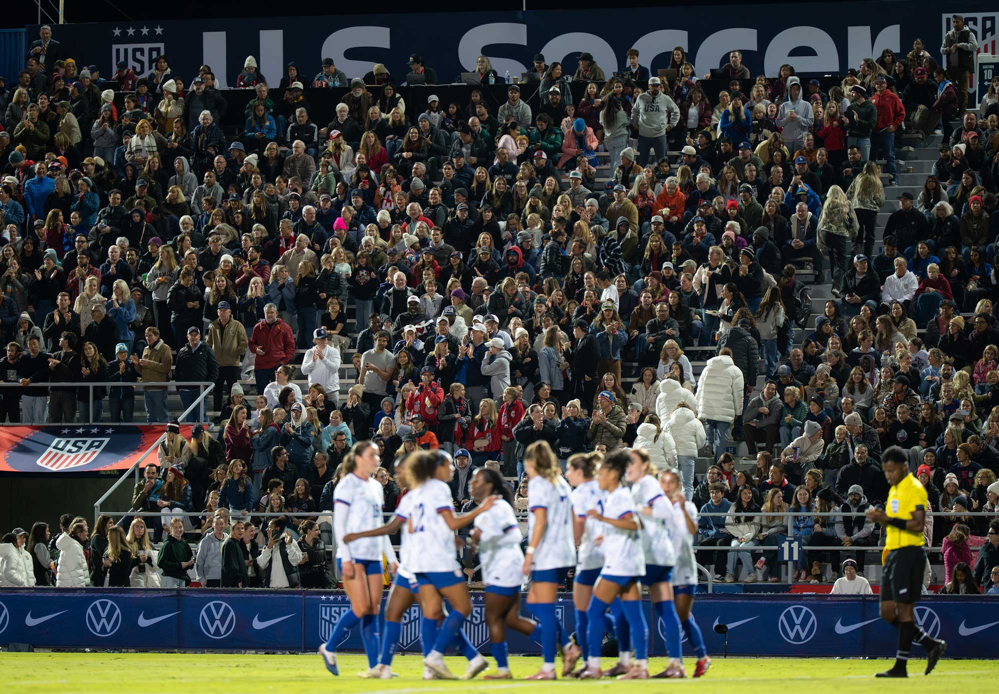 U.S. Women’s National Soccer Team Rolls to 5-0 Win Over Chile at Sold-Out Harder Stadium