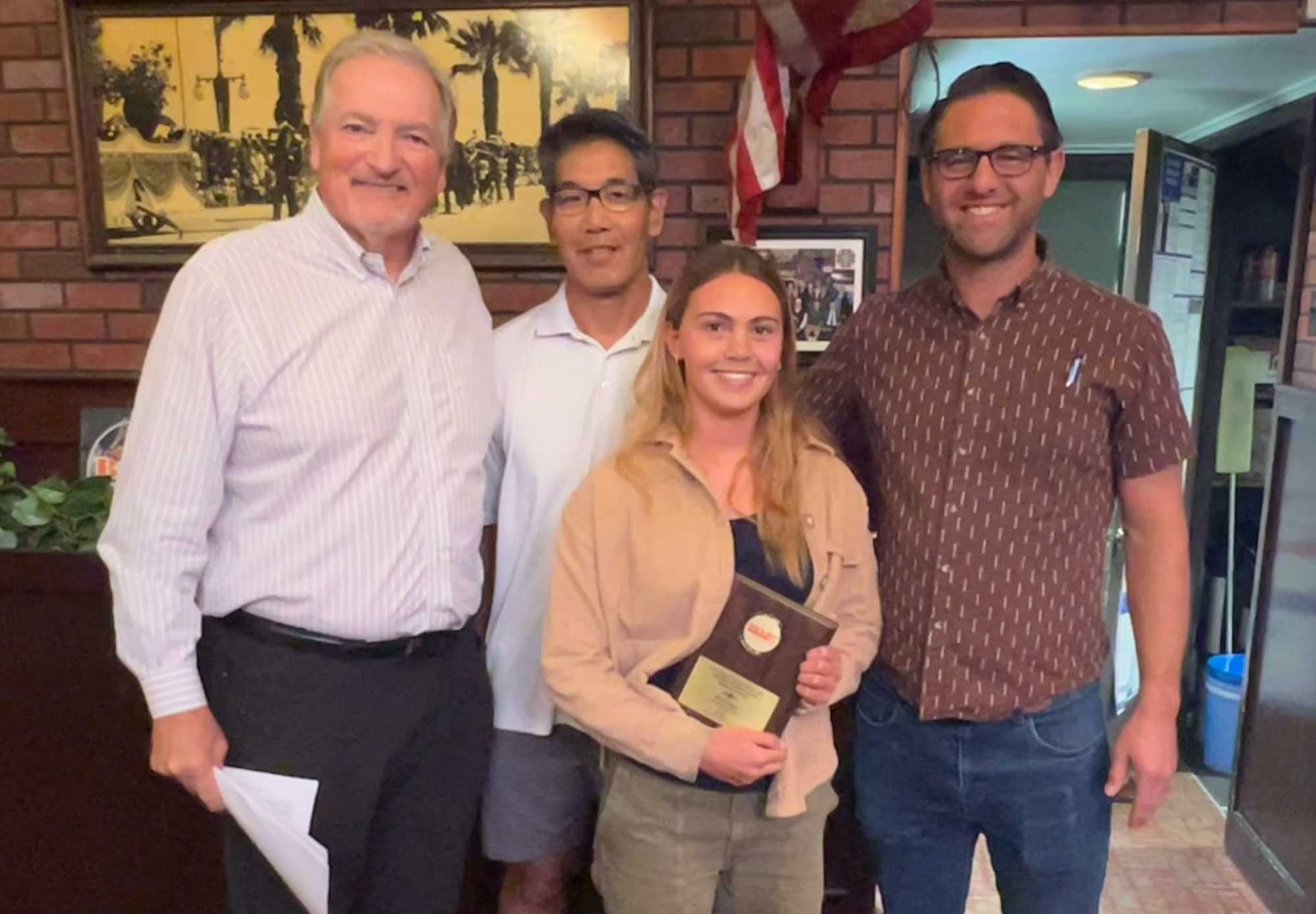 SBART Luncheon: Hazel Dugre Earns Carpinteria High Phil Womble Ethics in Sports Award