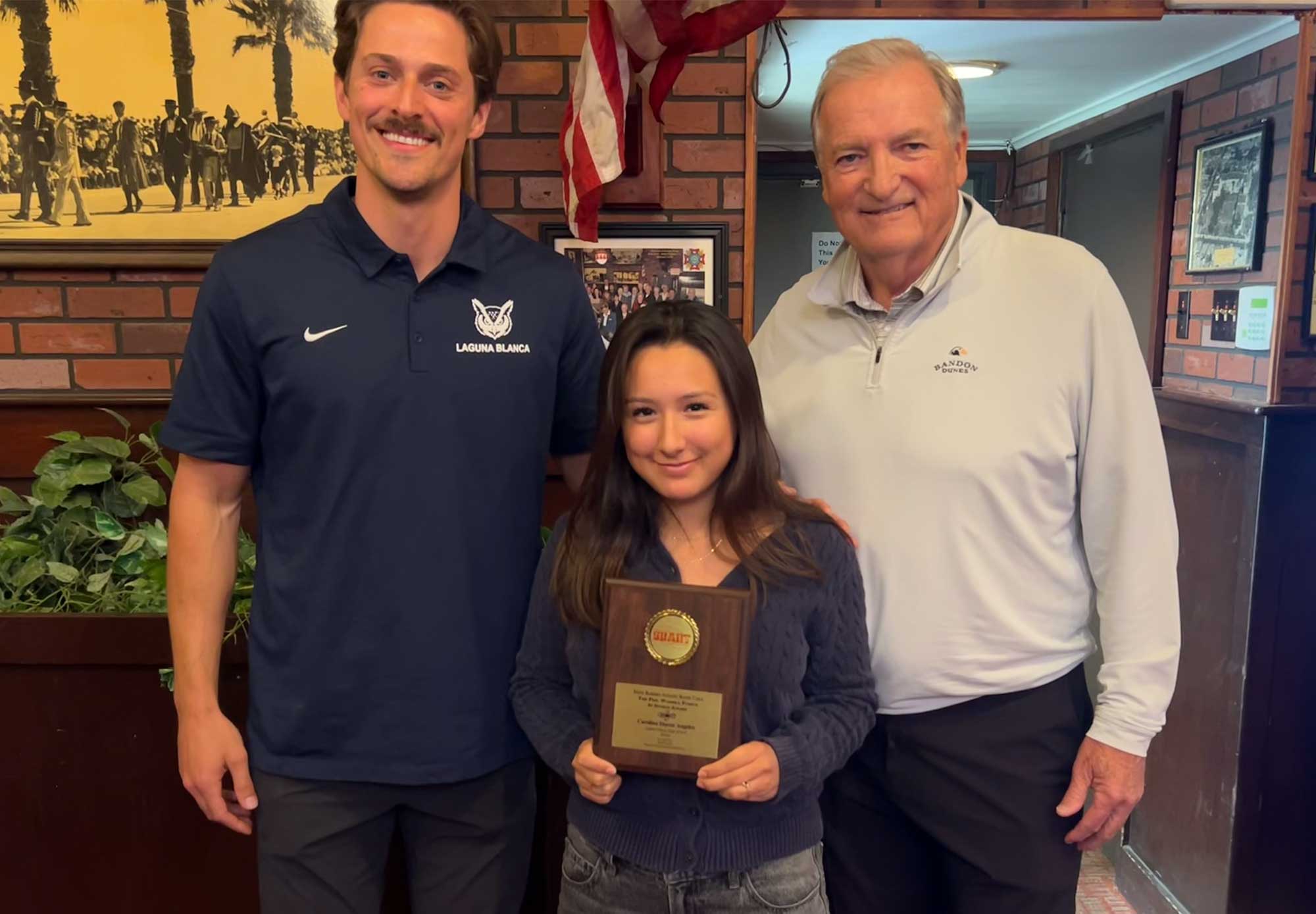 SBART Luncheon: Carolina Duron Angeles Earns Laguna Blanca Phil Womble Award