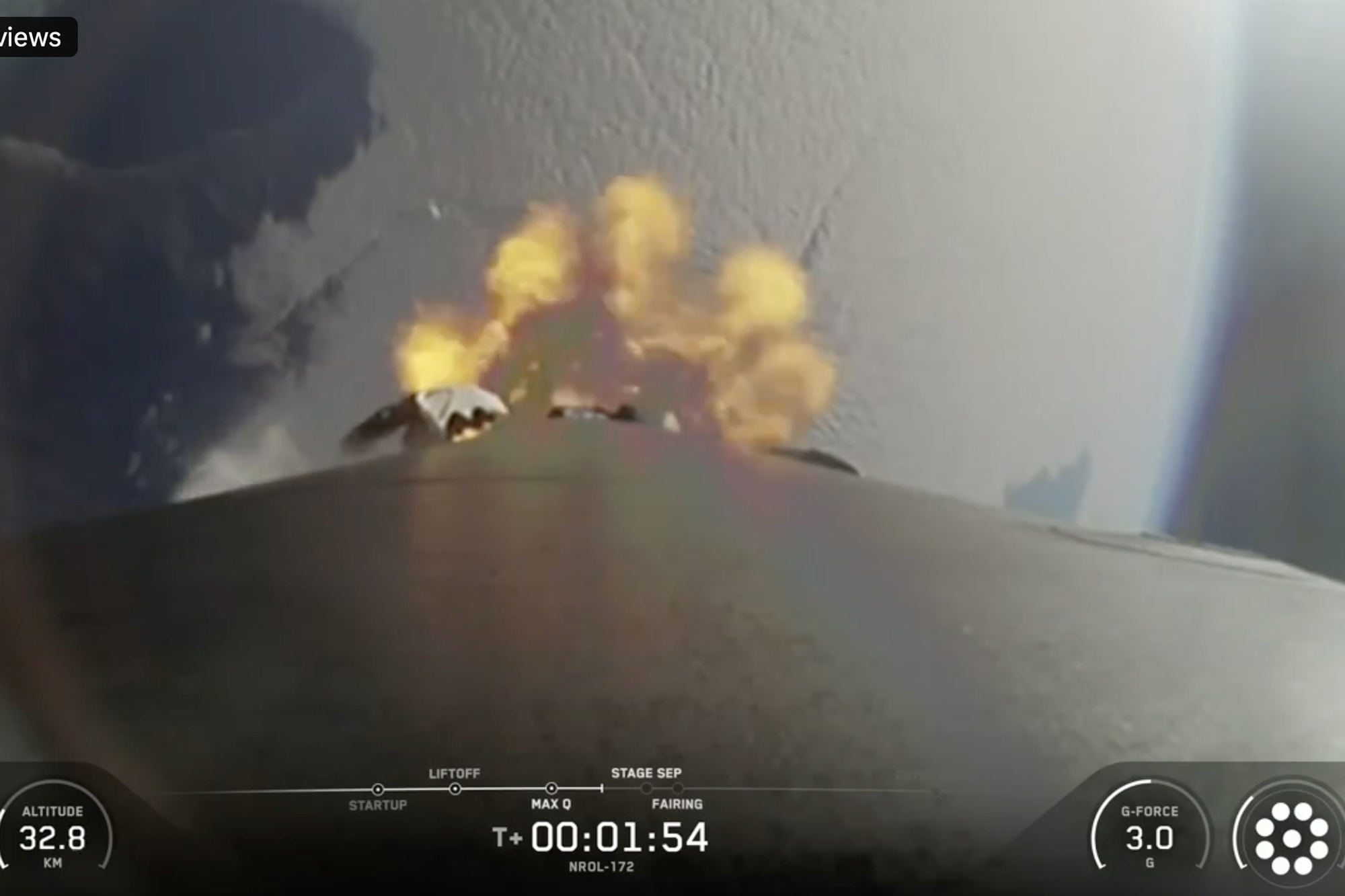 SpaceX Rocket Launch Carries Spy-Satellite Payload From Vandenberg