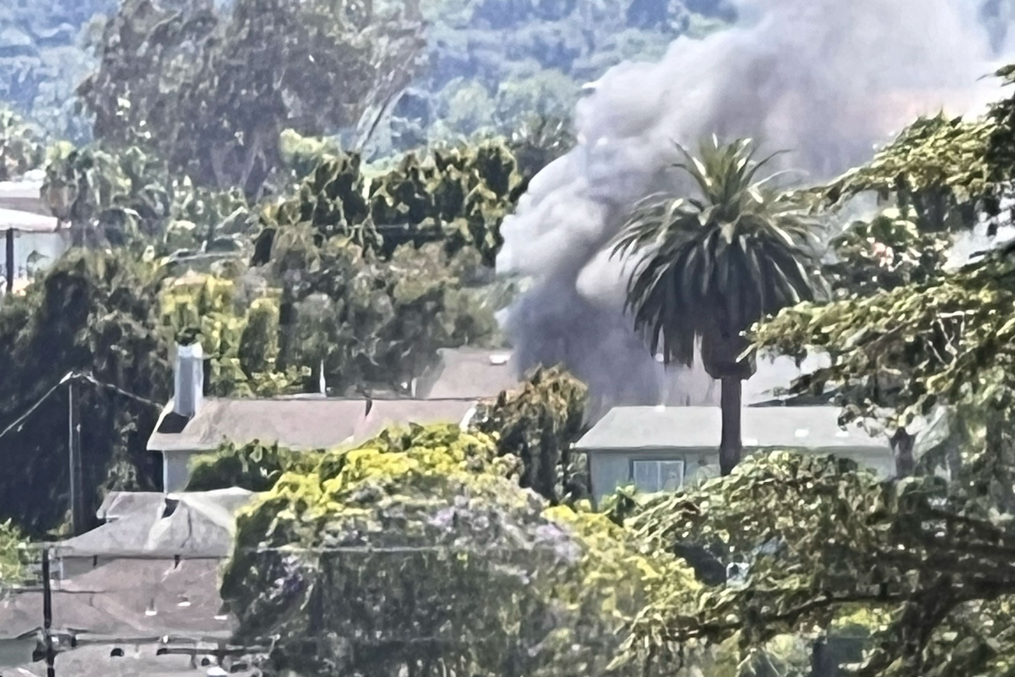 Crews Respond to Structure Fire in Downtown Santa Barbara