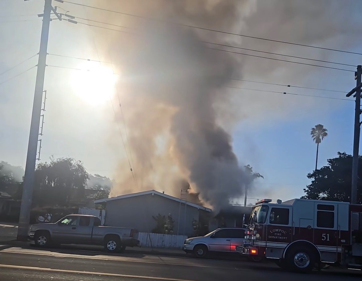 Lompoc House Fire Claims Lives of 2 Family Cats