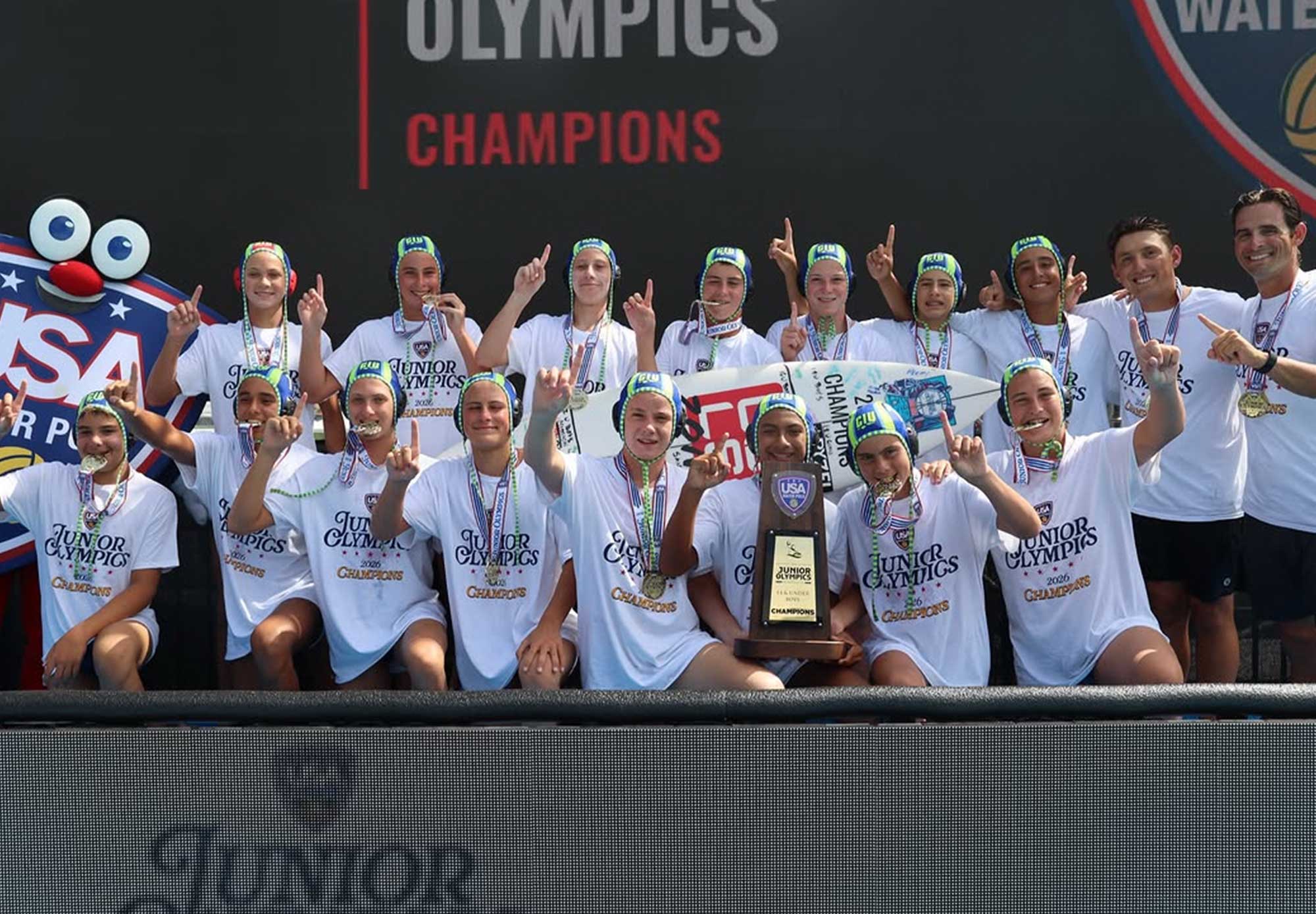 Channel Islands United 14U Boys Water Polo Team Wins USA Junior Olympics Title