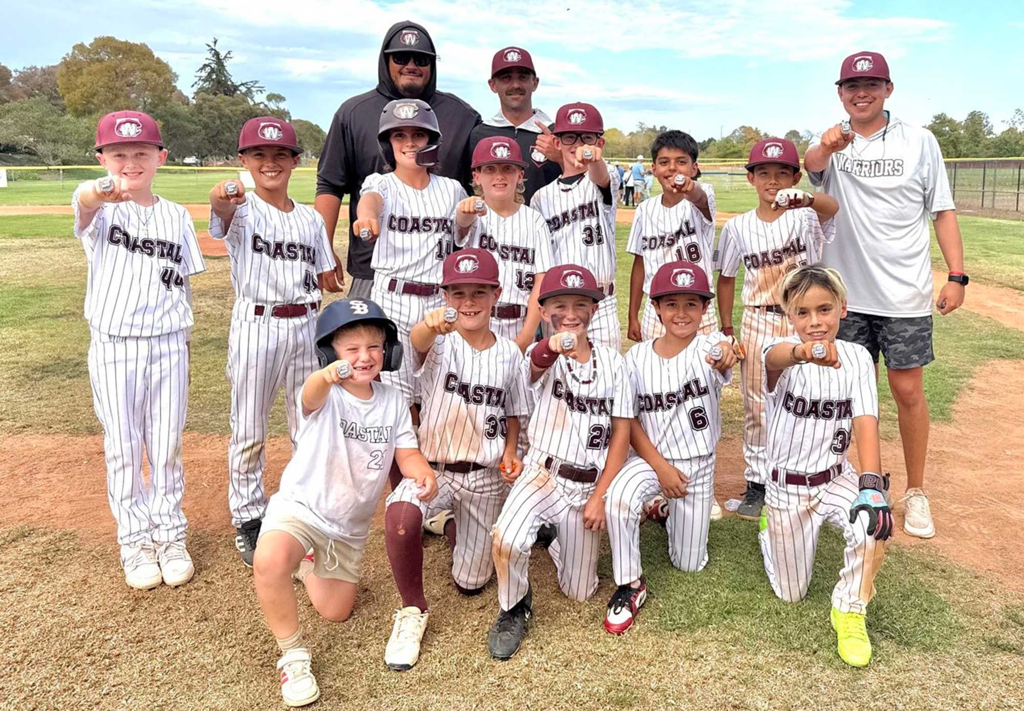 Coastal Warriors 9U Baseball Team Wins USSSA Tourney by the Sea