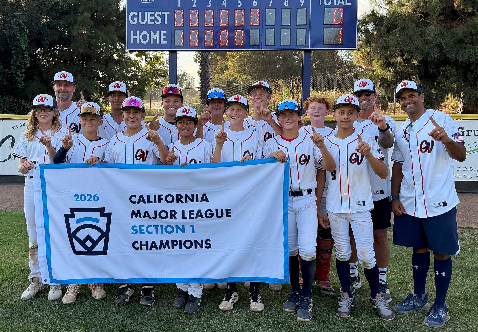 Goleta Valley South LL 12U All-Stars Capture Section 1 Championship