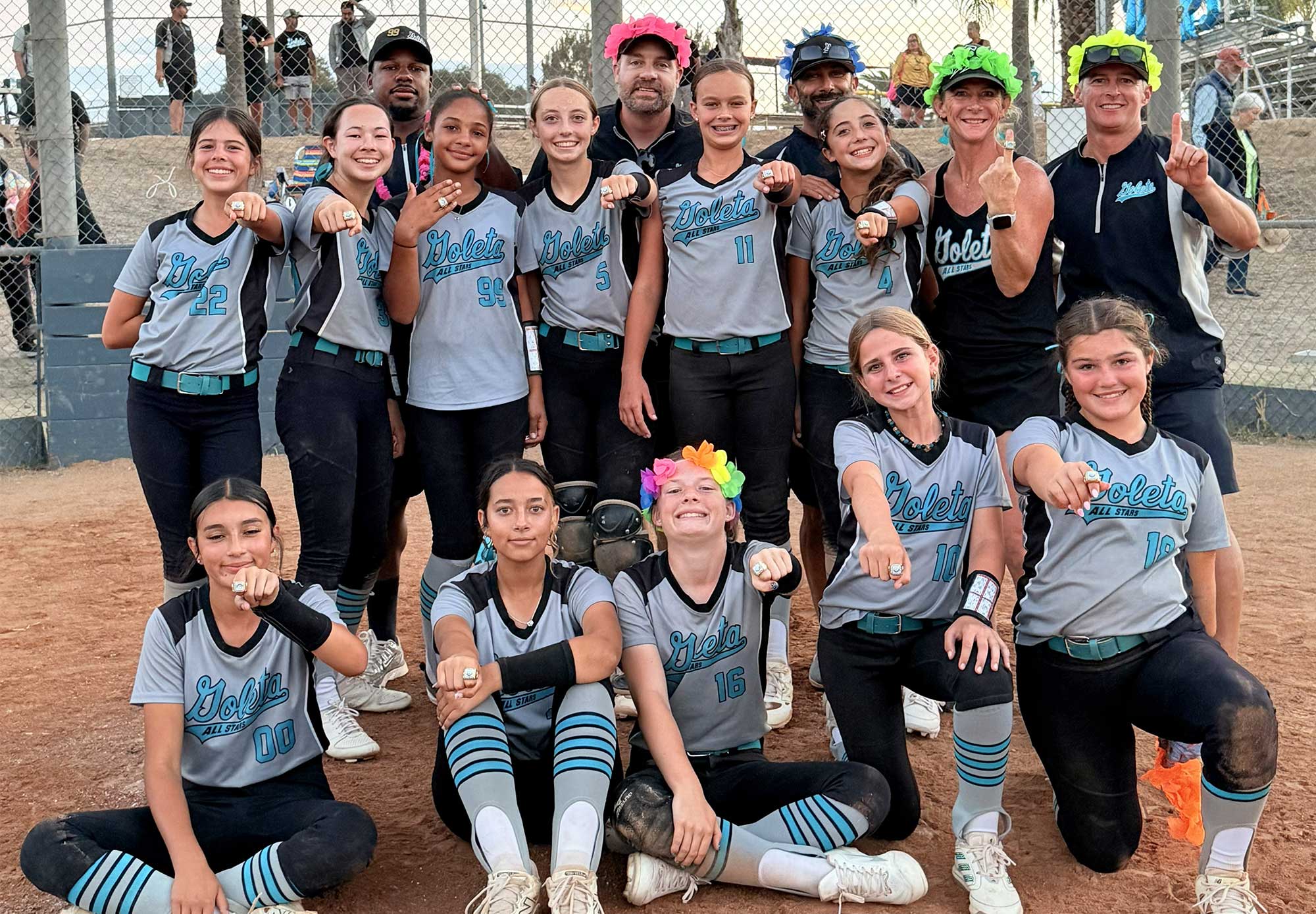 GVGSA 12U Goleta Thunder Capture Lindsay Rose Tournament Gold Division Title