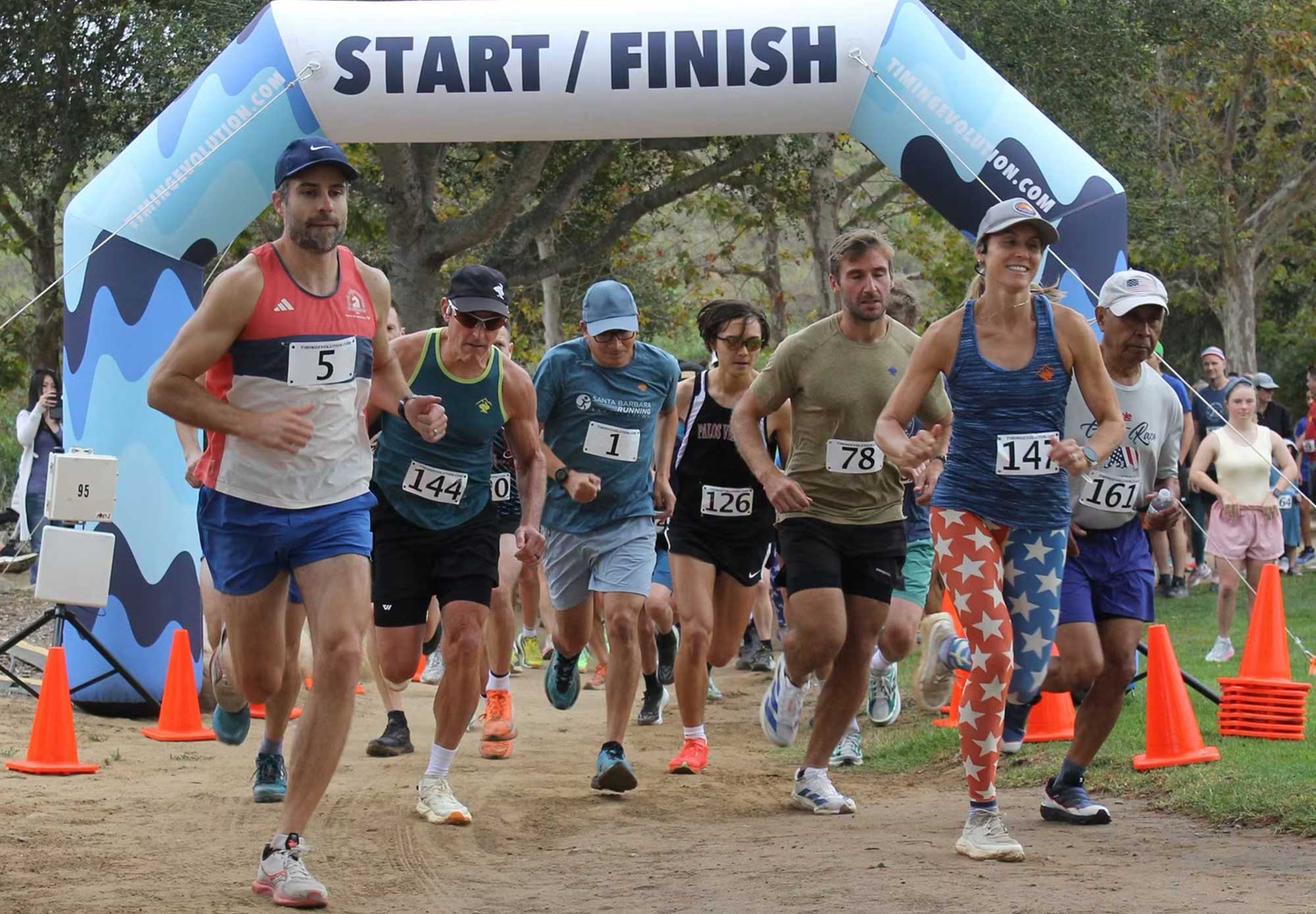 Runners Celebrate 4th of July with Semana Nautica 5K, 2K Trail Runs