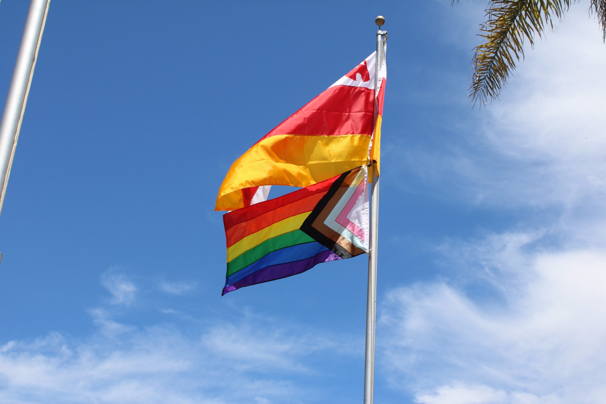 Santa Barbara Raises City's First Pride Flag, Kicks Off Pride Week