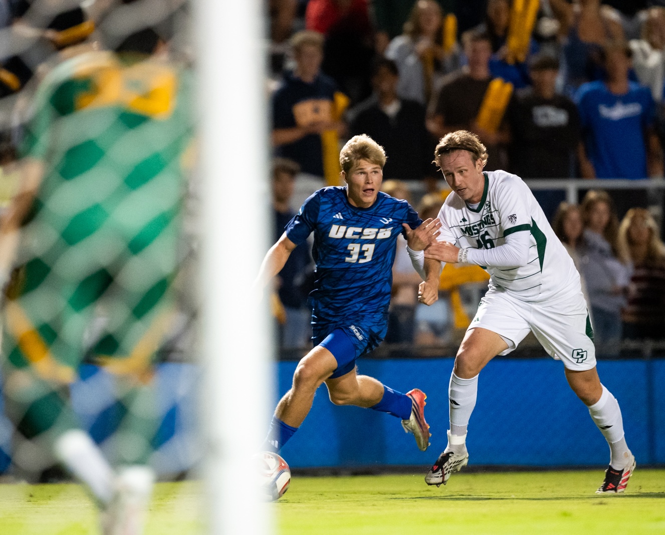 Big First Half Powers UCSB Soccer Past Cal Poly Before 11,000 at Harder Stadium
