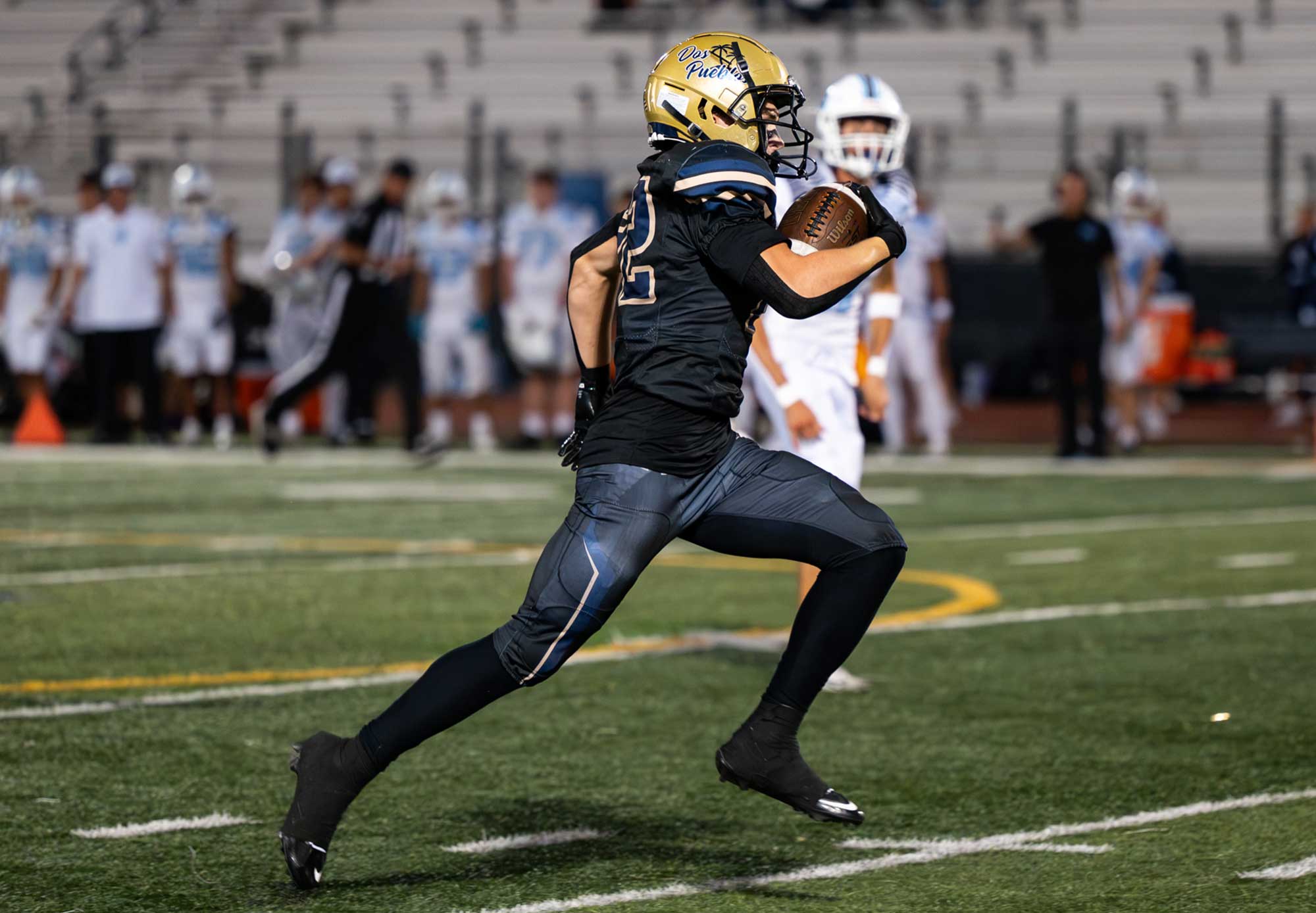 Dos Pueblos Football Runs Wild En Route to 56-21 Win Over Santa Paula